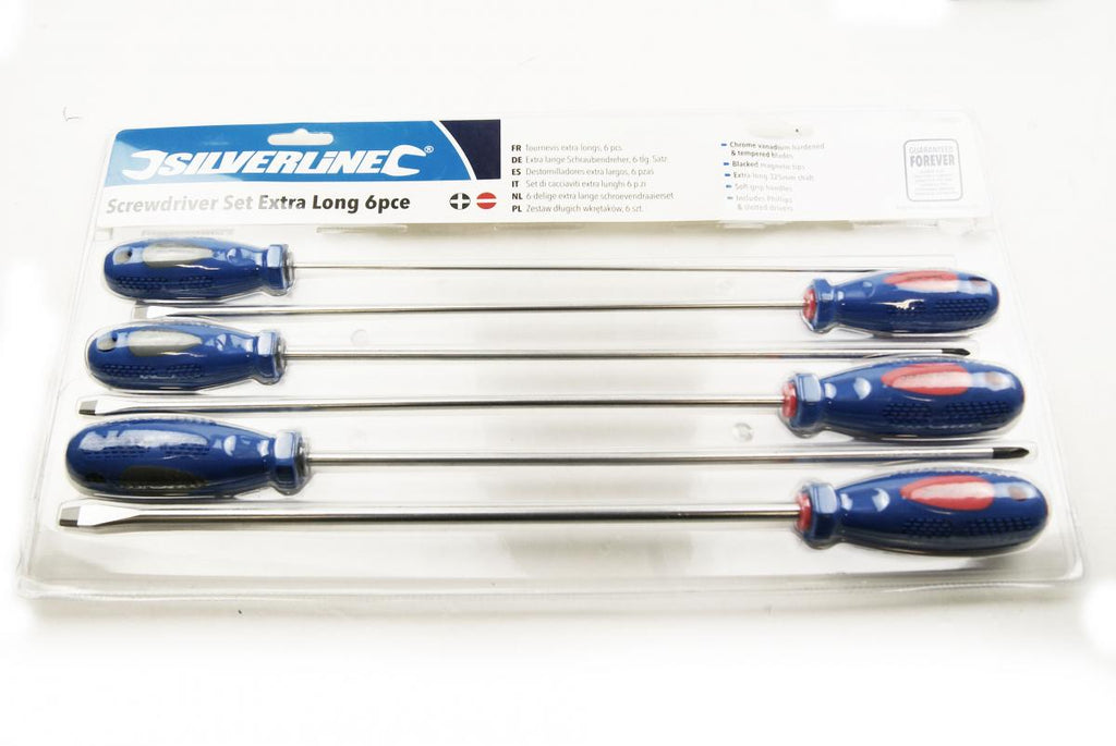 6 PIECE SCREWDRIVERS LONG