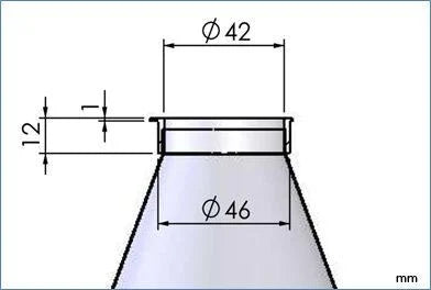 TWIN AIR TANK FUEL FILTER KTM, TWIN AIR 160642 SCREW CAP