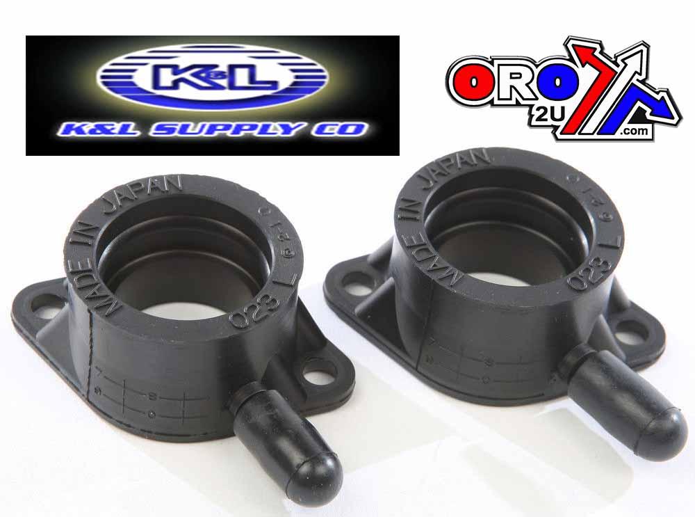 FLANGE INTAKE 16065-029 PK2, Carburetor Rubber KZ1000 900, K&L 11-4165 KAWASAKI ROAD
