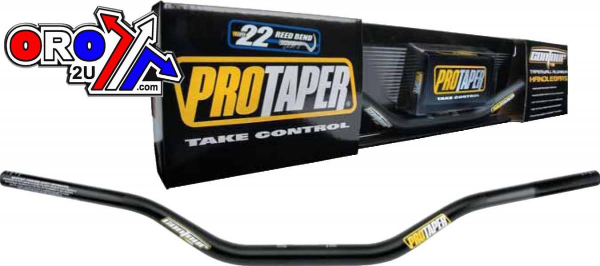 ATV MED PROTAPER BLACK, CONTOUR HANDLEBARS 027973, A02-7973