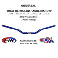 ROAD ULTRA LOW HANDLEBAR 7/8'', S/BIKE SPORTS UNIVERSAL BLUE, / REN REF : 758-01
