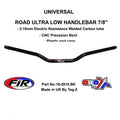 ROAD ULTRA LOW HANDLEBAR 7/8'', S/BIKE SPORTS UNIVERSAL MAT BK, / REN REF : 758-01