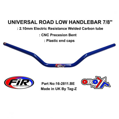ROAD LOW HANDLEBAR 7/8'', S/BIKE SPORTS UNIVERSAL BLUE, / REN REF : 754-01