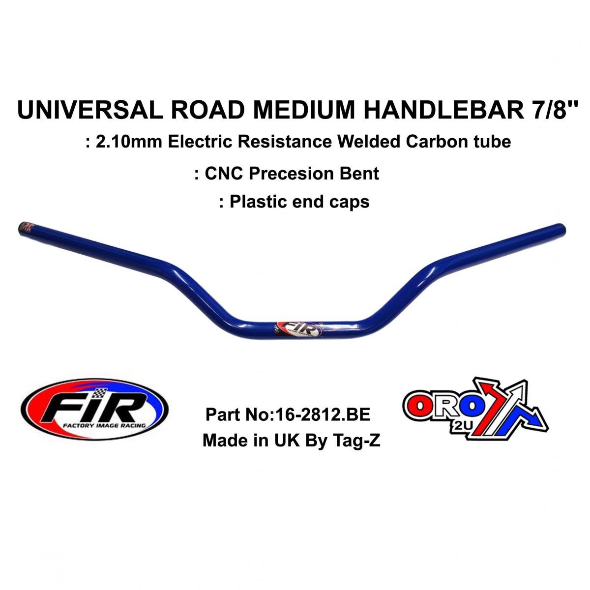 ROAD MEDIUM HANDLEBAR 7/8'', S/BIKE SPORTS UNIVERSAL BLUE, / REN REF : 755-01