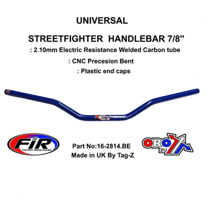STREETFIGHTER HANDLEBAR 7/8'', ROAD SPORTS UNIVERSAL BLUE, / REN REF : 789-02