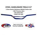 STEEL HANDLEBARS TRIALS 5.5'', / G BLUE 22mm 7/8, REF 48-735 / 735-01