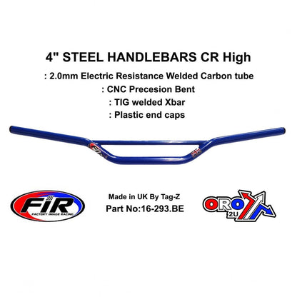 4 STEEL HANDLEBARS CR High HONDA CR / REN RE: 773-01