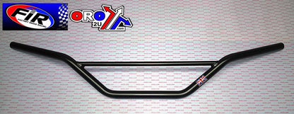 6.5 STEEL CLASSIC HANDLEBARS, / BLACK MATT FINISH, Made in UK TAG-Z