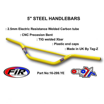 5 STEEL HANDLEBARS YELLOW 48-613 REN / HIGH ENDURO