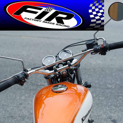 NLA 5'' STEEL CLASSIC HANDLEBARS, METAL CHROME PLATED FINISH