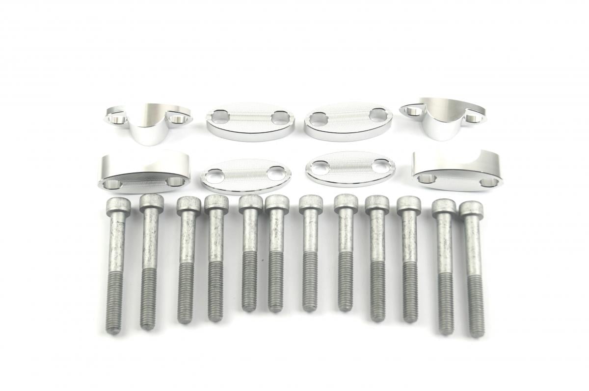 22.2 HANDLEBAR RISER SILVER