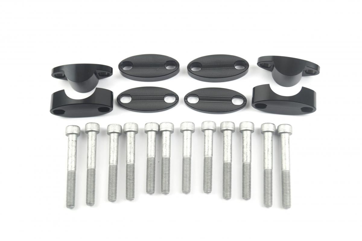 28.6 HANDLEBAR RISER KIT BLACK
