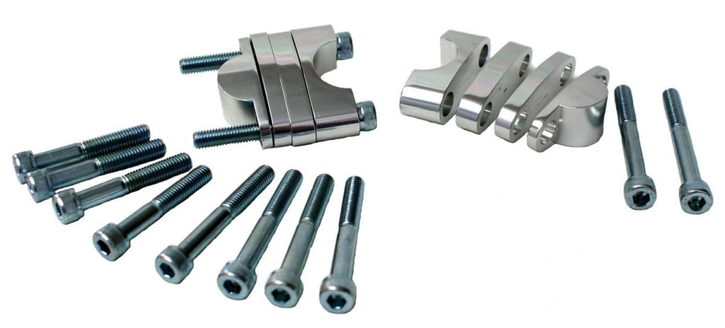 28.6 HANDLEBAR RISER SILVER