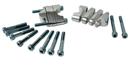 28.6 HANDLEBAR RISER SILVER