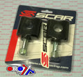HANDLEBAR MOUNTS BLACK 22.2mm 35mm SCAR SP11
