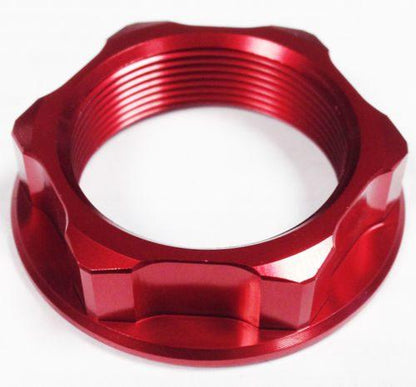 M26x1.00mm STEM NUT EACH RED, ALUMINIUM / CRF CR / RED, / CNC