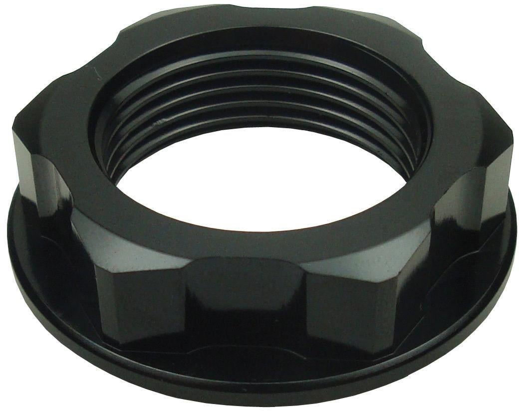 M22x1.00mm STEM NUT EACH BLACK, ALUMINIUM / KX KLX KDX CR RM, / CNC