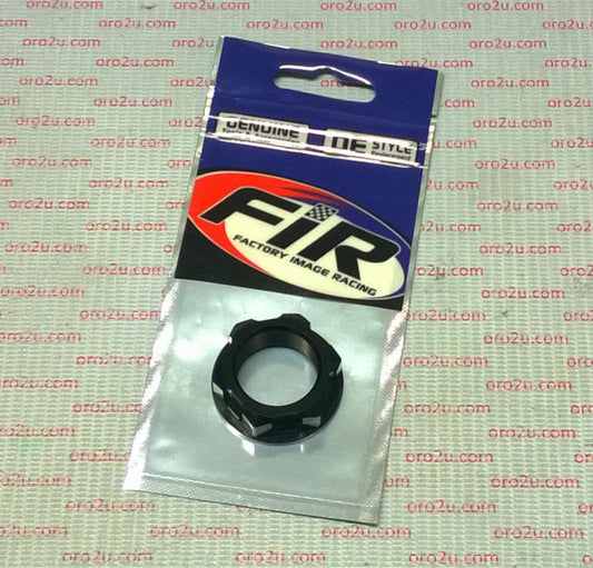 M22x1.00mm STEM NUT EACH BLACK, ALUMINIUM / KX KLX KDX CR RM, / CNC