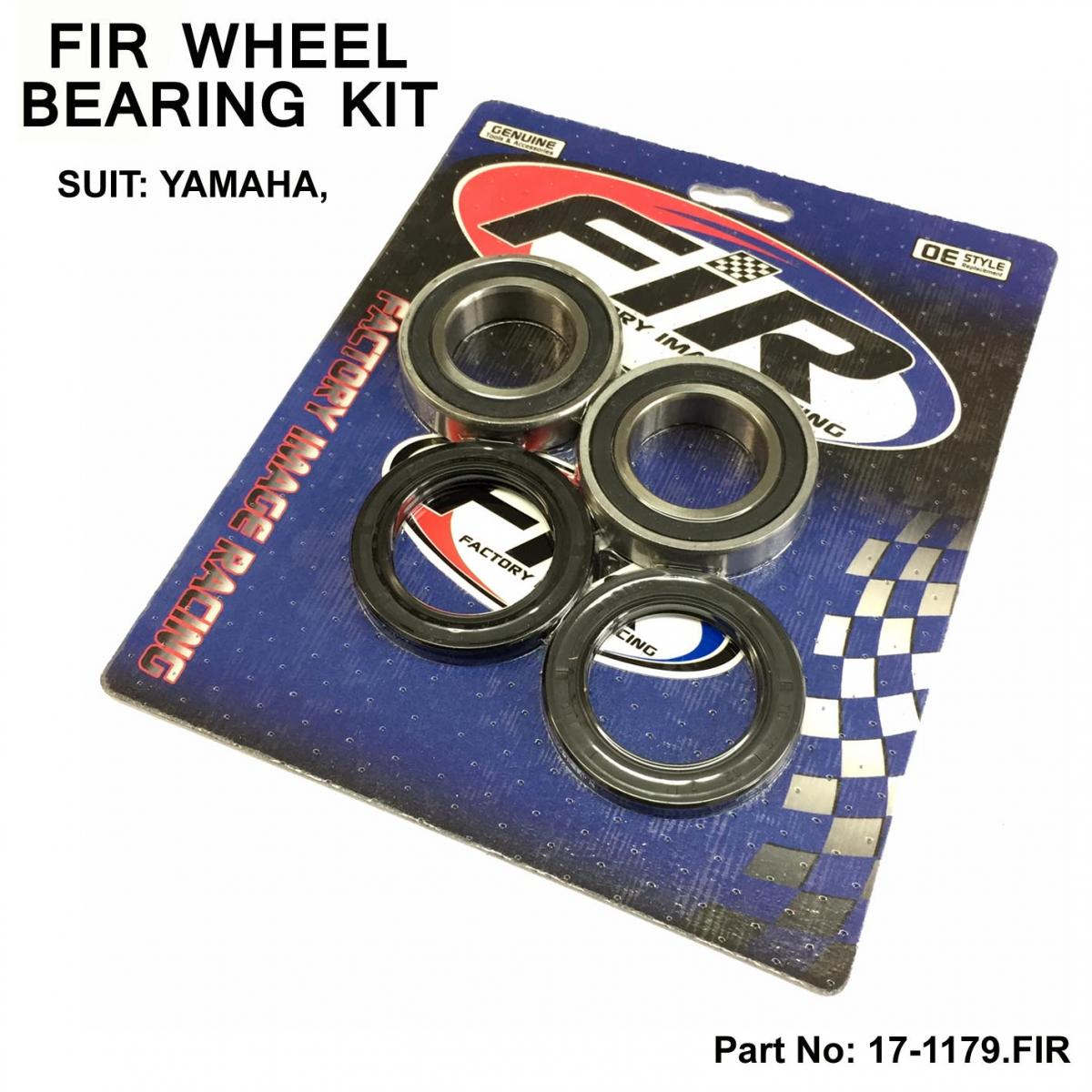WHEEL BEARING KIT REAR FIR, YFM660R, YFZ350, YFS200 YAMAHA