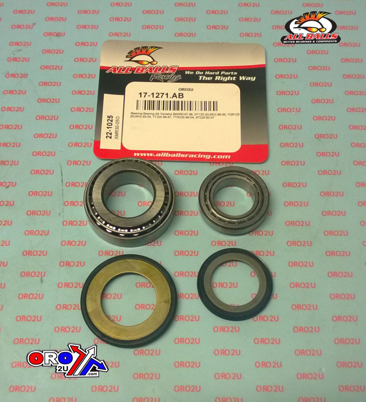STEERING BEARING KIT ALLBALLS, ALLBALLS 22-1025 YAMAHA