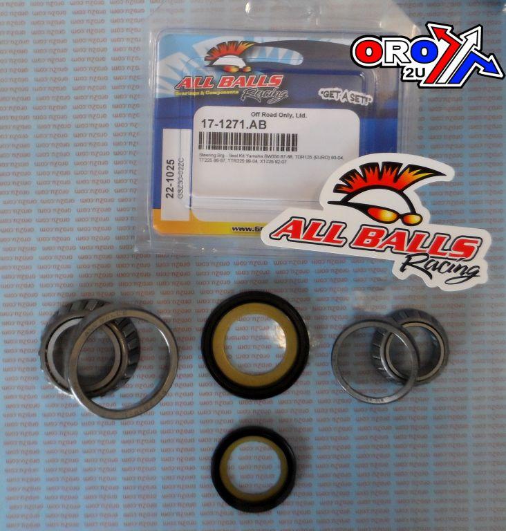 STEERING BEARING KIT ALLBALLS, ALLBALLS 22-1025 YAMAHA