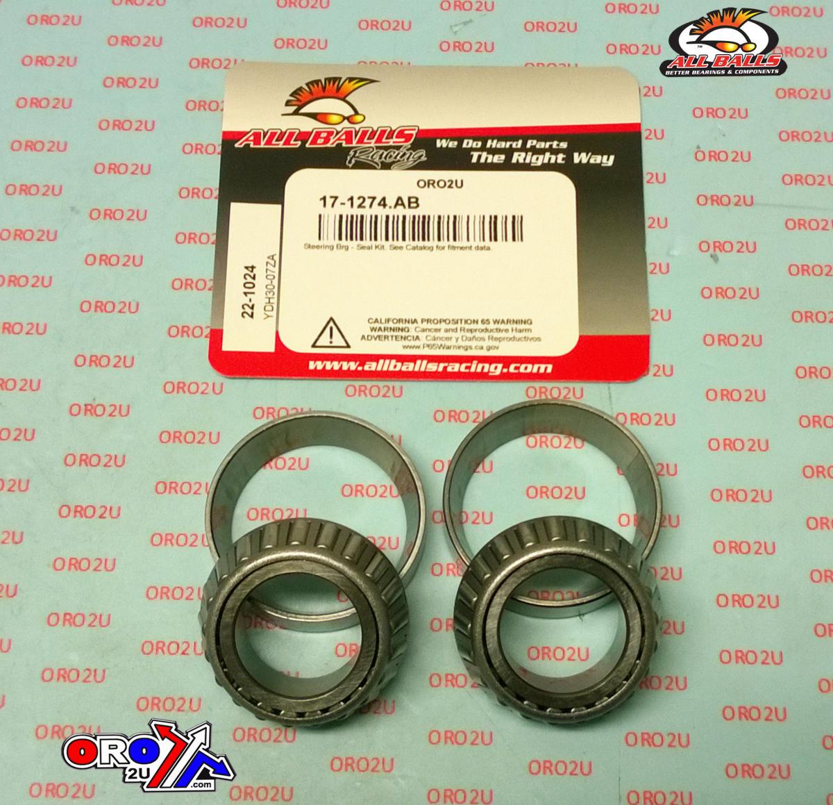 STEERING BEARING KIT ALLBALLS, ALLBALLS 22-1024 BMW/KYO/SHERCO/SUZ/YAM