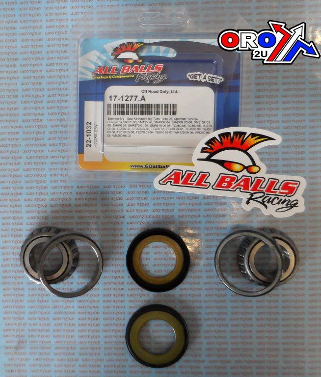 STEERING BEARING KIT ALLBALLS, ALLBALLS 22-1032 BUELL/HARLEY/HUSKY/VICTORY