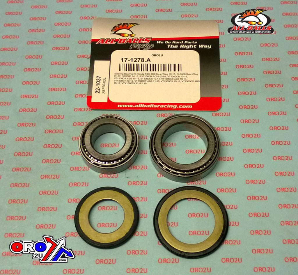 STEERING BEARING KIT ALLBALLS, ALLBALLS 22-1037 HONDA