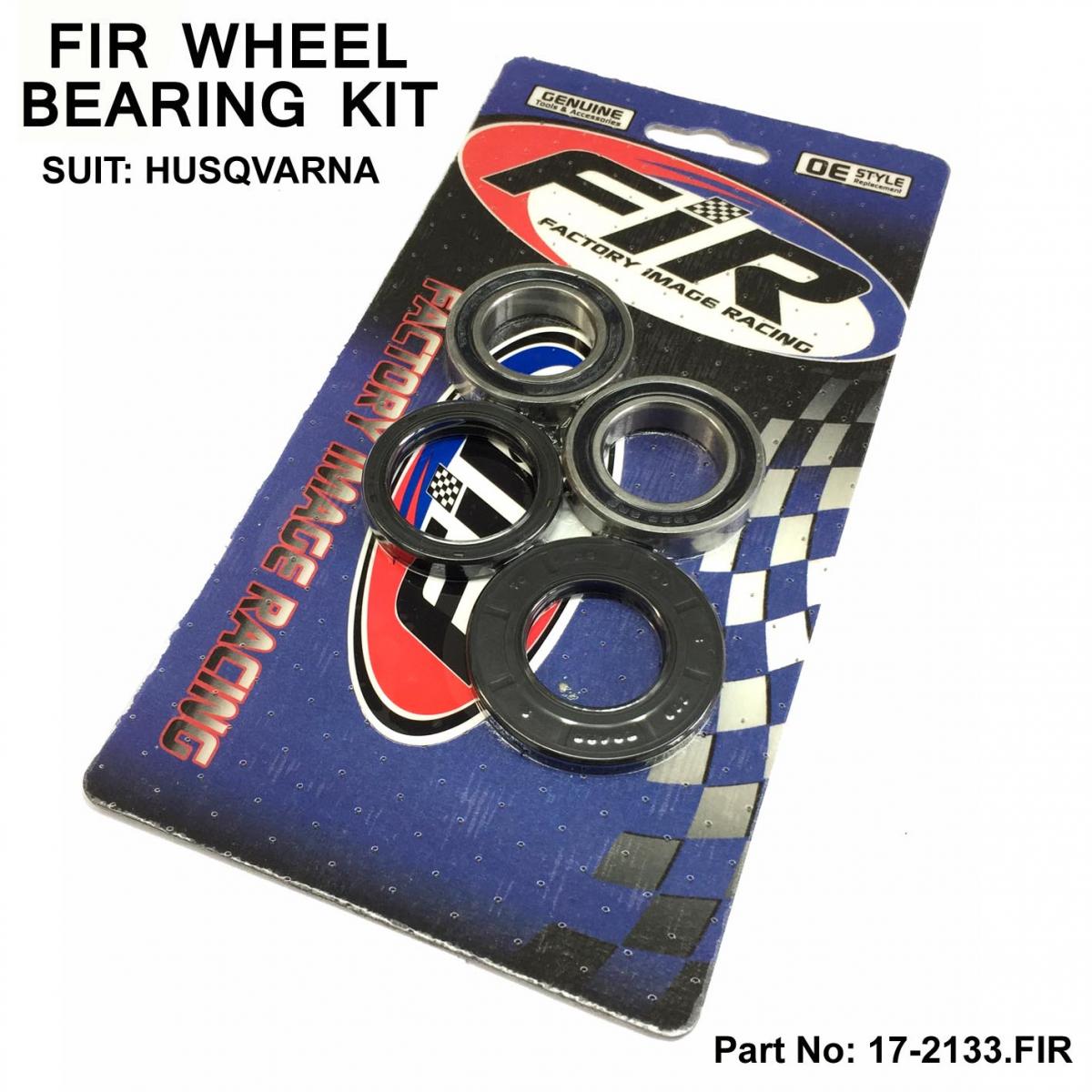 WHEEL BEARING KIT FRONT 01-13 HUSQVARNA CR SM SMS TC TE TXC WR FIR RACING 25-1415