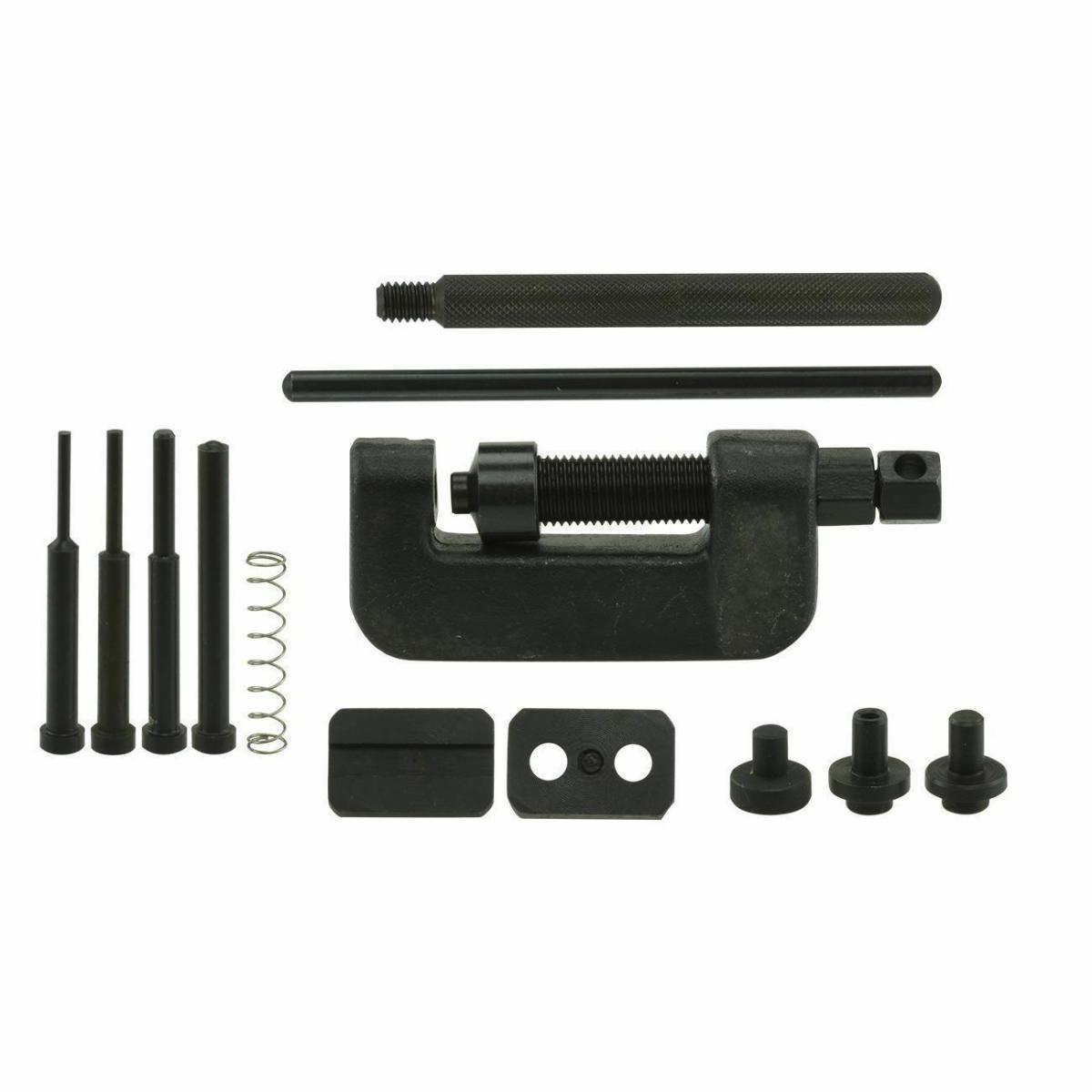 CHAIN RIVET CUTTING KIT & PRESS, CAM DRIVE COMPATIBLE / 2,3 & 4 mm PINS