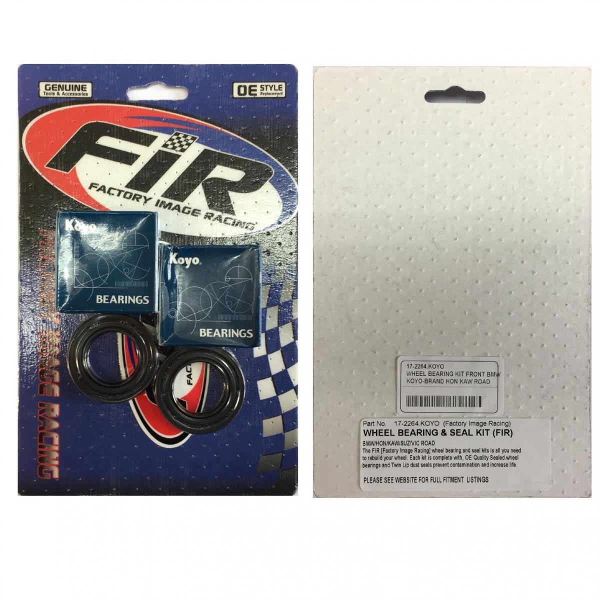 WHEEL BEARING KIT FRONT BMW, HON KAW ROAD
