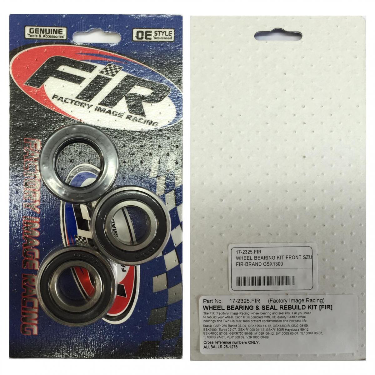 WHEEL BEARING KIT FRONT SZU, GSX1300
