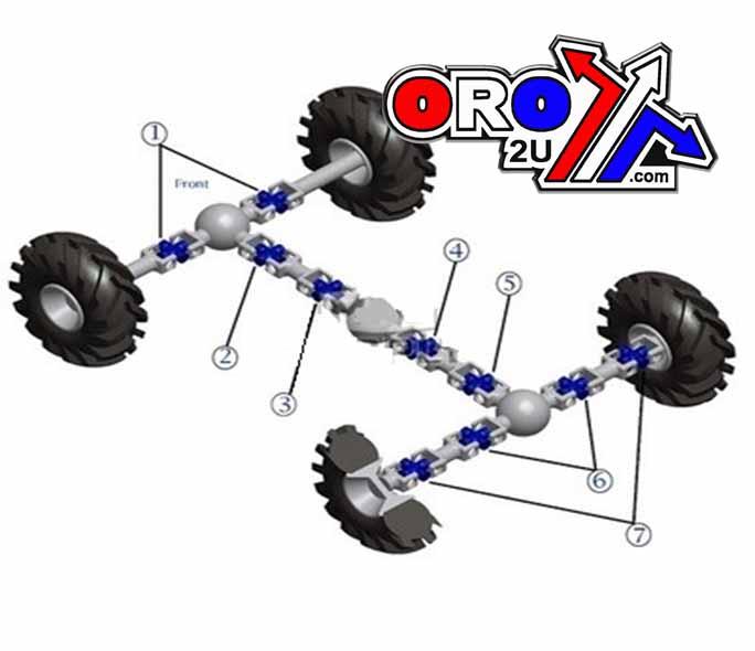 UNIVERSAL JOINT KAWASAKI, BRONCO AT-08514 ATV704