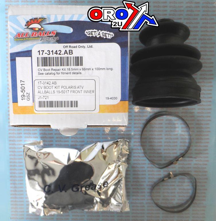 CV BOOT KIT POLARIS ATV, ALLBALLS 19-5017 FRONT INNER