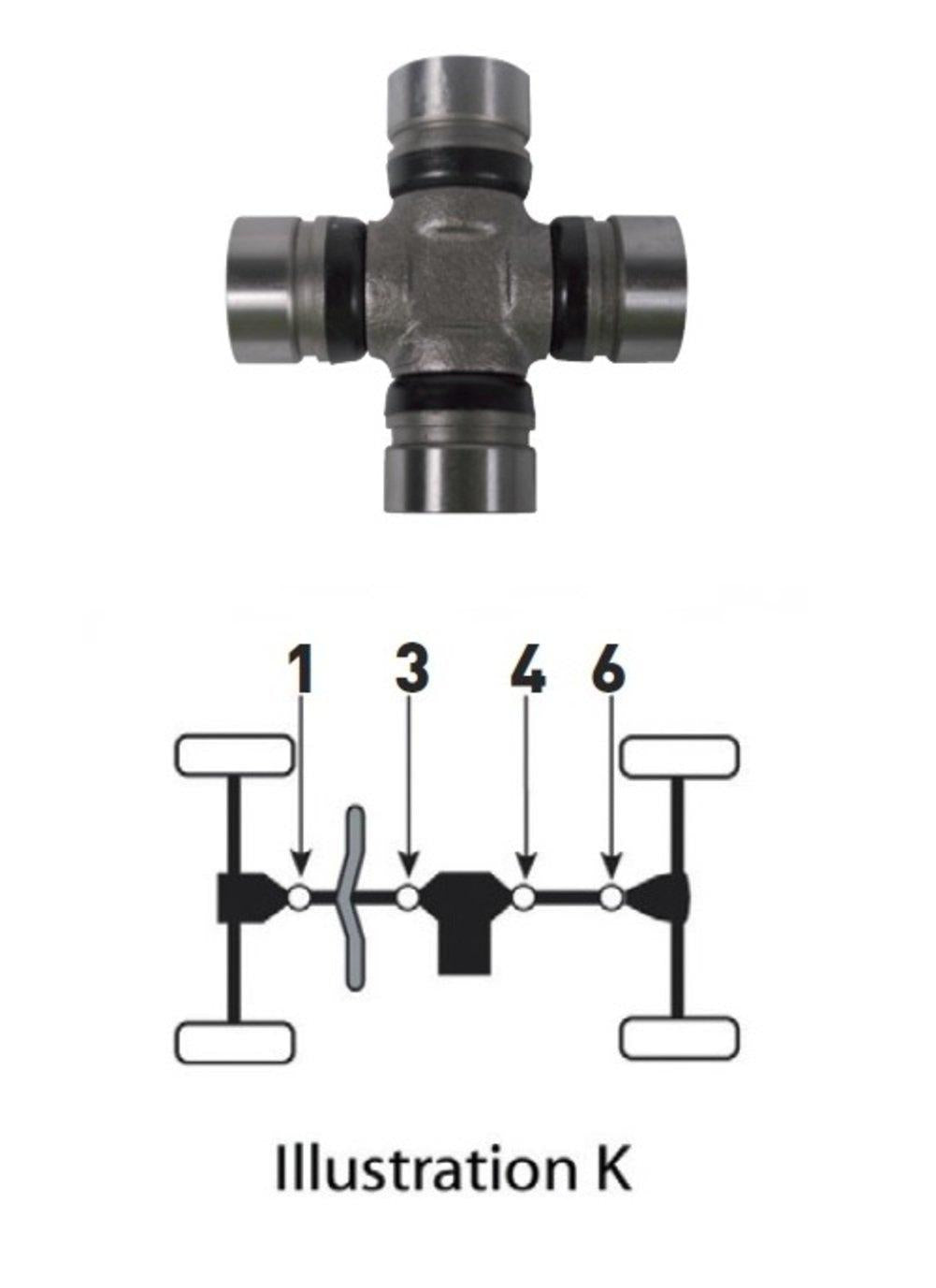 UNIVERSAL JOINT SUZUKI, BRONCO AT-08518