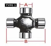 UNIVERSAL JOINT CAN-AM, BRONCO AT-08529 715-9004-02