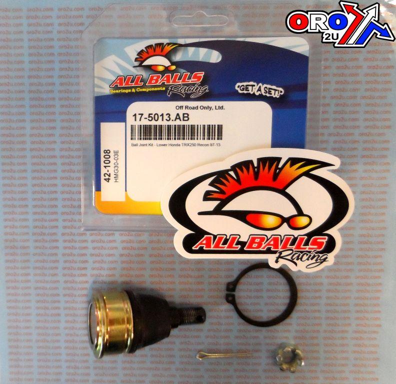 LOWER BALL JOINT KIT TRX250, ALLBALLS 42-1008