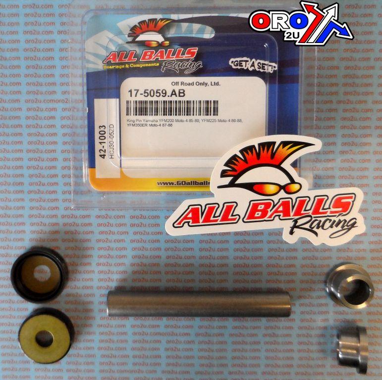 KING PIN SET ALLBALLS 42-1003, YAMAHA YFM200/225/350