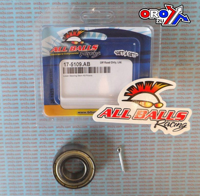 LOWER STEERING BEARING KIT, ALLBALLS 25-1623