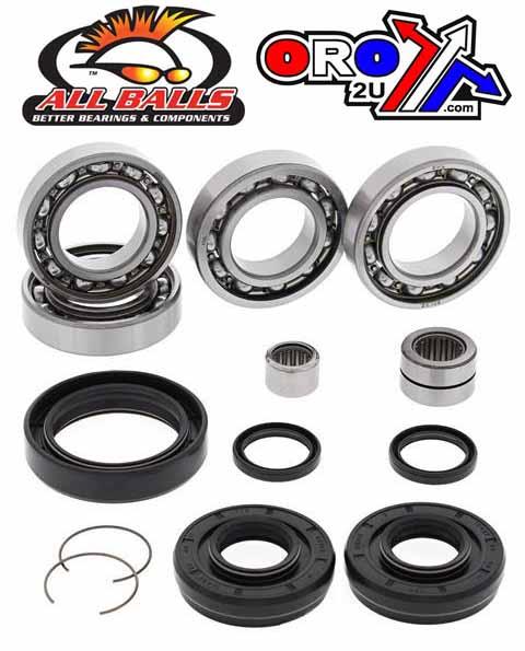 FRONT DIFFERENTIAL BEARING SEAL KIT 14-20 HONDA TRX420 FA FE FM FPA IRS SOLID AXLE ALLBALLS 25-2100