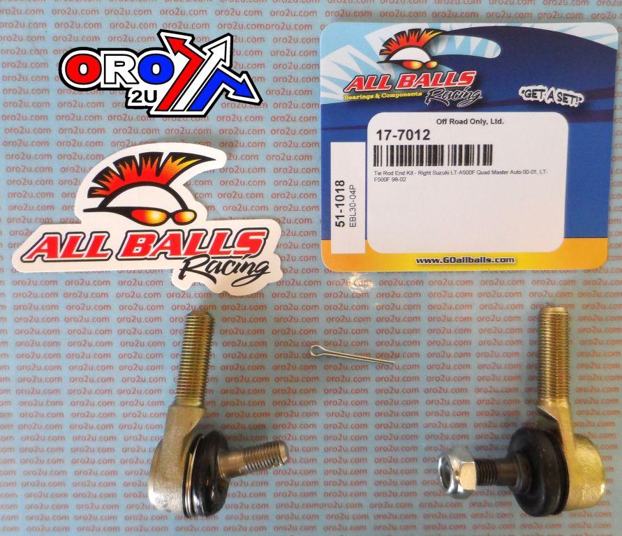 TIE ROD END KIT SUZUKI LT500, ALLBALLS 51-1018 Quad Master