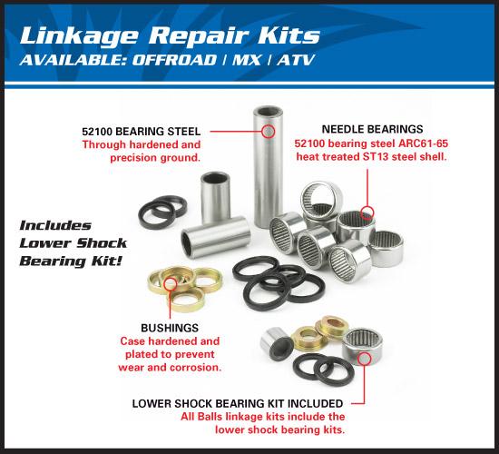LINKAGE BEARING KIT CRF125F, ALLBALLS 27-1183 HONDA