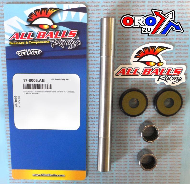 SWINGARM BEARING KIT ALLBALLS, ALLBALLS 28-1099 HONDA CRF150/230 03-19 XR125 04-11
