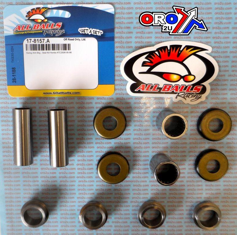 S/SEED USE PART NO 17-8131 SWINGARM BEARING KIT ALLBALLS, ALLBALLS 28-1188 HONDA ATC 250R 85-86