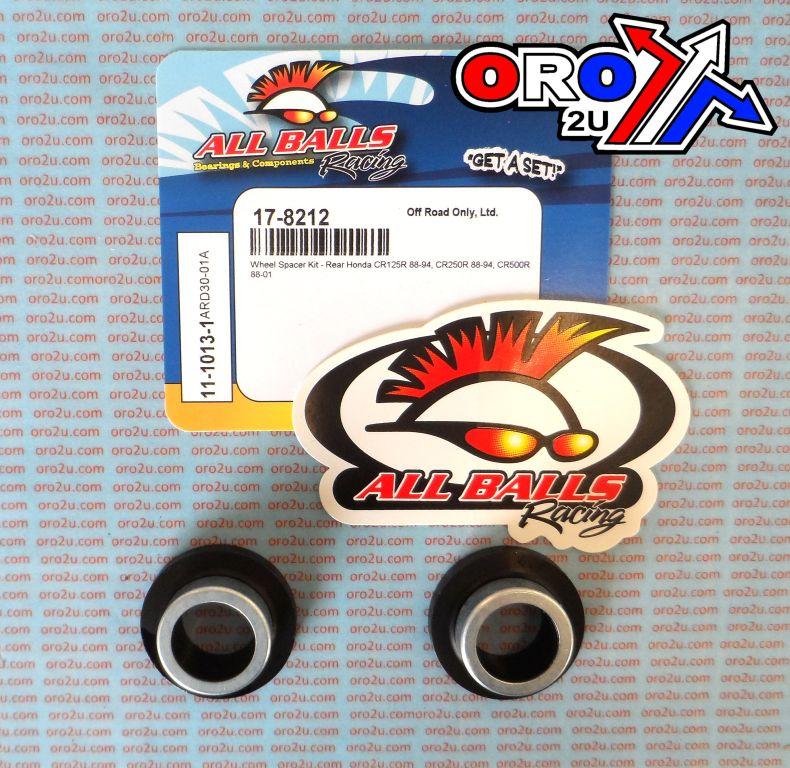 WHEEL SPACER KIT CR 88-94, ALLBALLS 11-1013-1 HONDA REAR