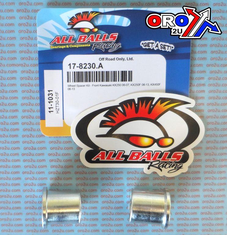 WHEEL SPACER KIT KXF 06-13 FR, ALLBALLS 11-1031 KAWASAKI