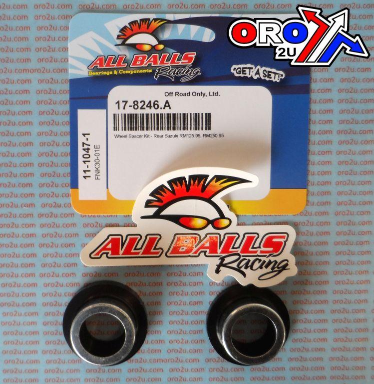 WHEEL SPACER KIT RM 1995, ALLBALLS 11-1047-1 SUZUKI REAR