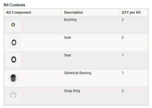 UPPER SHOCK BEARING KIT CR, ALLBALLS 29-1006 HONDA DIRT [91074-KZ3-731, 91074-KZ4-901]