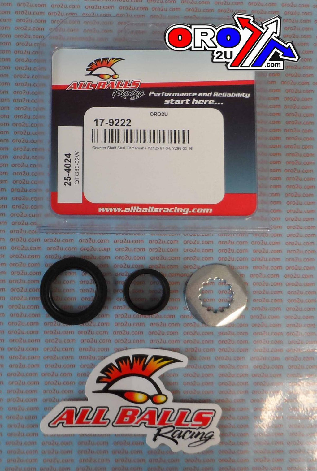 COUNTER SHAFT SEAL KIT YZ125, ALLBALLS 25-4024 YZ85