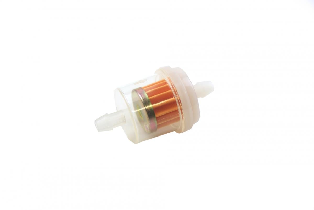 FUEL FILTER STRAIGHT 6mm HOSE, UP-07101, ROAD